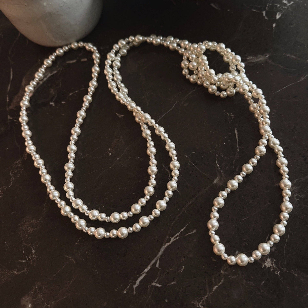 Endless Poise Long Pearl Necklace