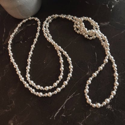 Endless Poise Long Pearl Necklace