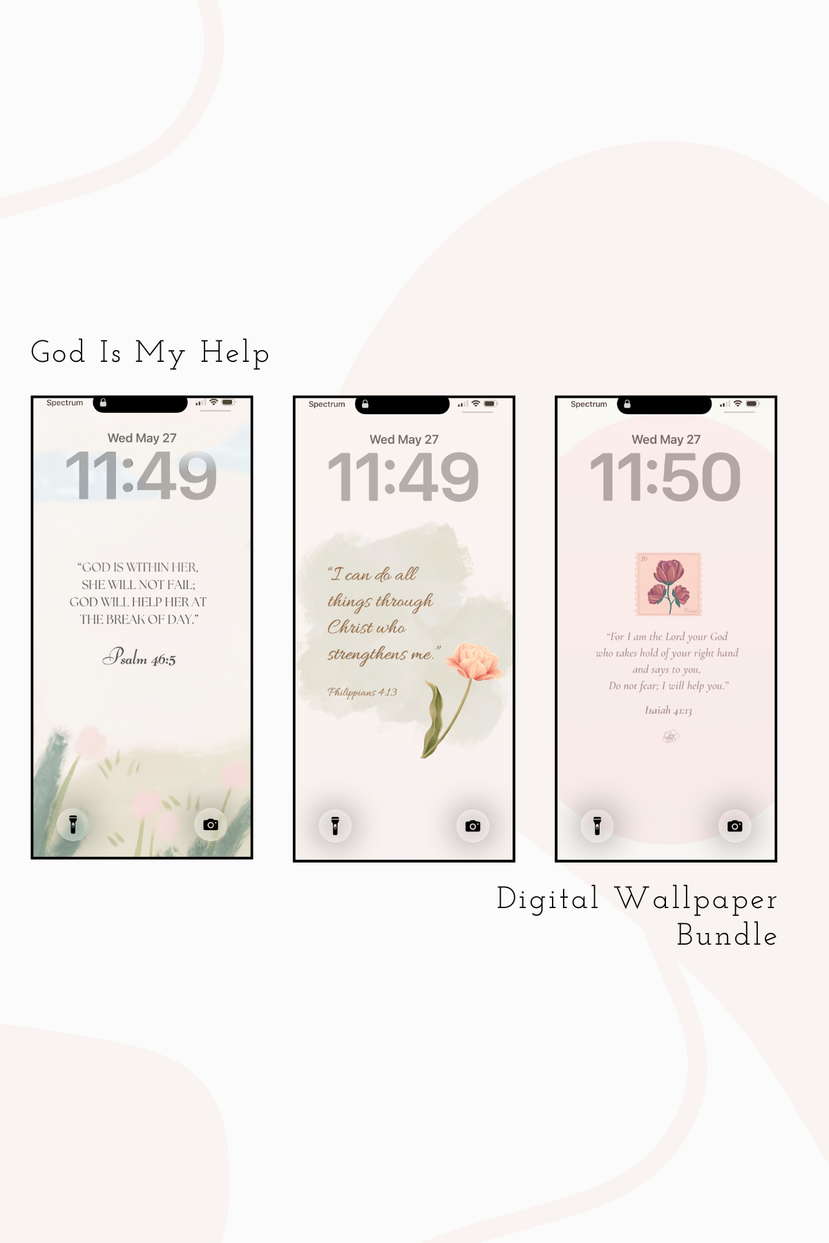 God Is My Help: The Digital Wallpaper Bundle
