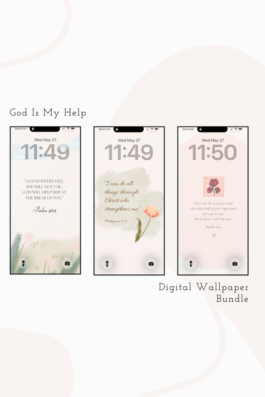 God Is My Help: The Digital Wallpaper Bundle