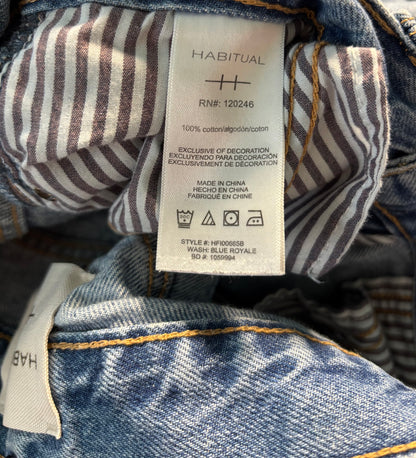 Thrifted Habitual Distressed Cuffed Jeans - Size 26