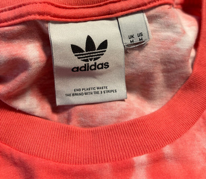 Thrifted Tie-Dye Adidas T-shirt - Size Medium