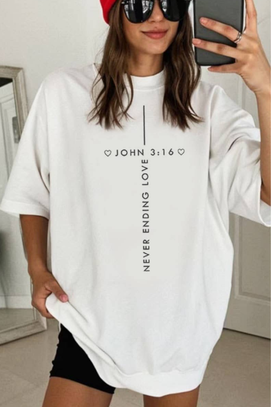 Never Ending Love Oversized T-Shirt