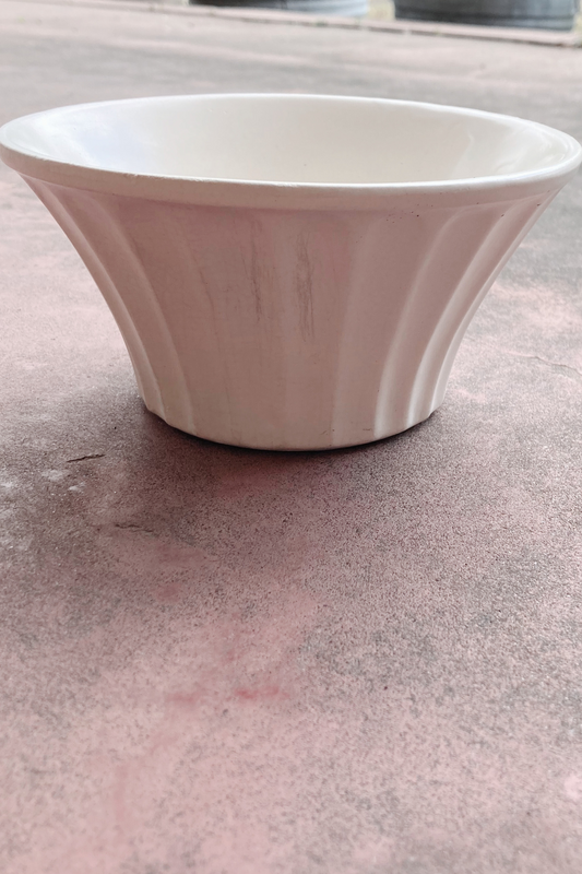 Vintage McCoy 502 Fluted Ribbed Planter Bowl