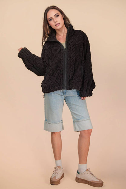 Super Fuzzy Fleece Oversized Jacket