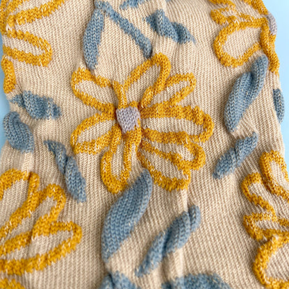 Sweet Flower Tube Socks - 3 Colors