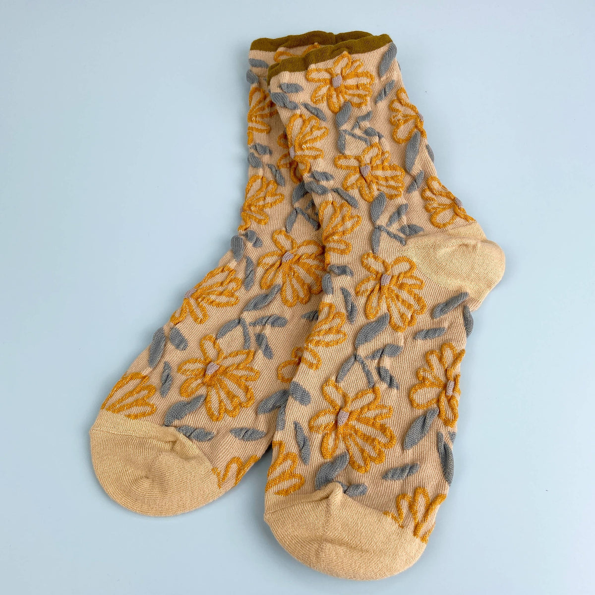 Sweet Flower Tube Socks - 3 Colors