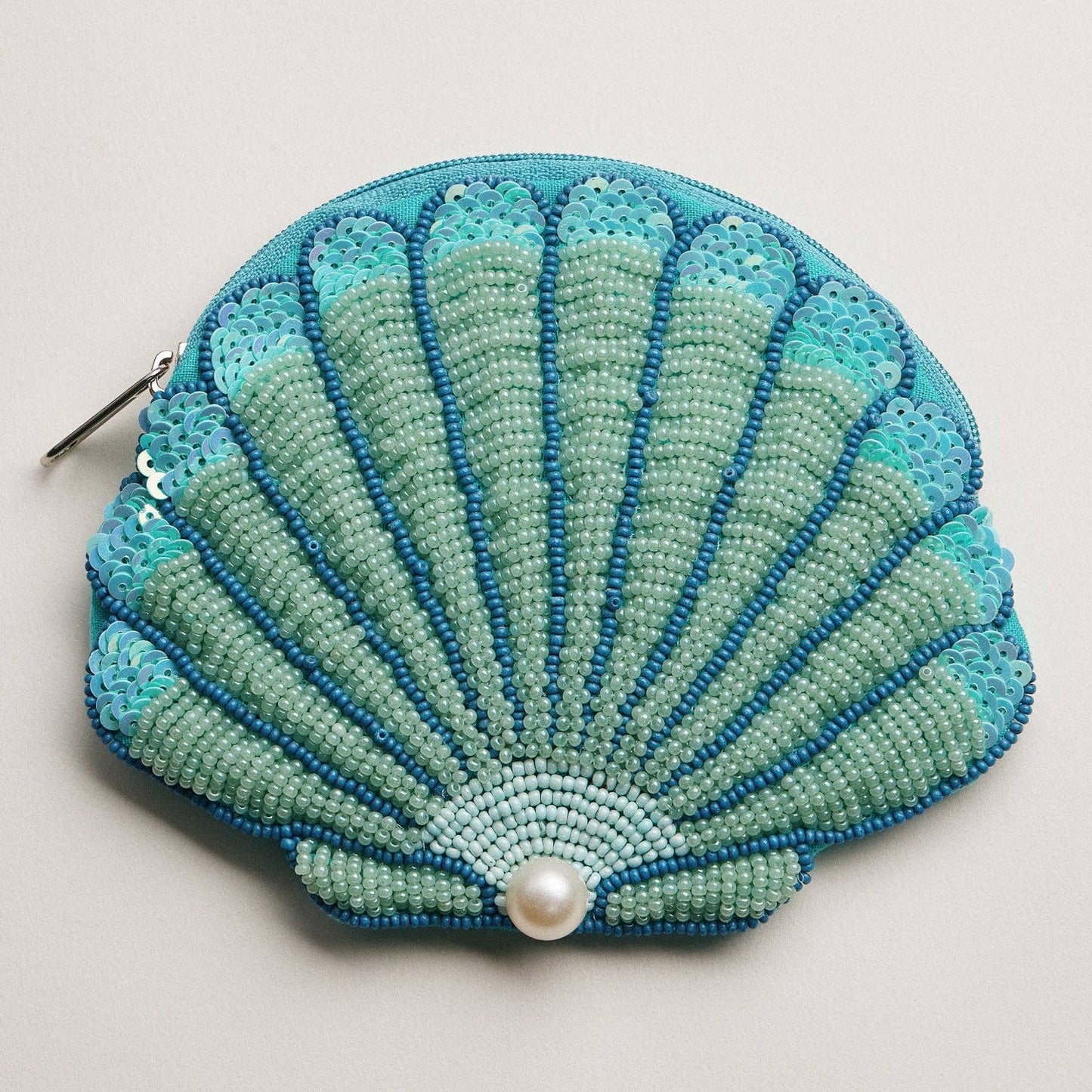 Seashell Beaded Coin Purse - 4 Colors