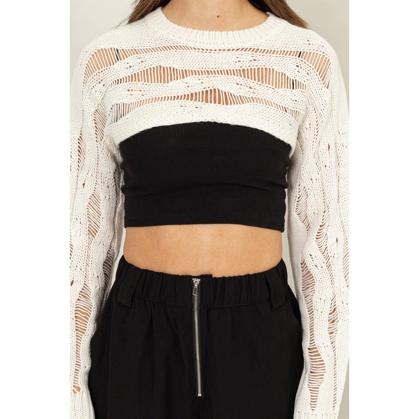 Open Knit Shrug Sweater - 4 Colors