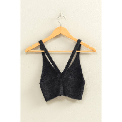 Sweet Fuzzy Comfort Crop Top