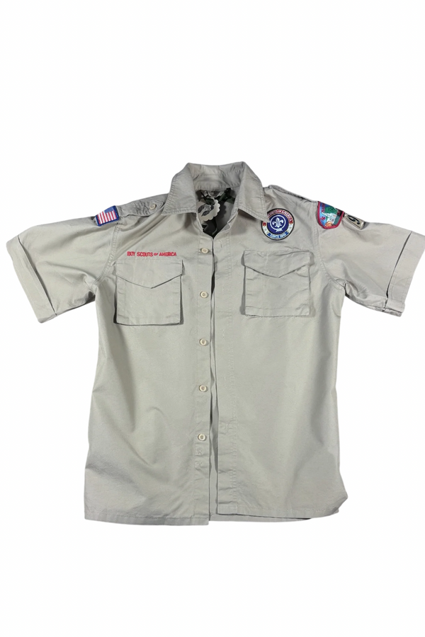 Thrifted Boy Scouts Button-Down Shirt