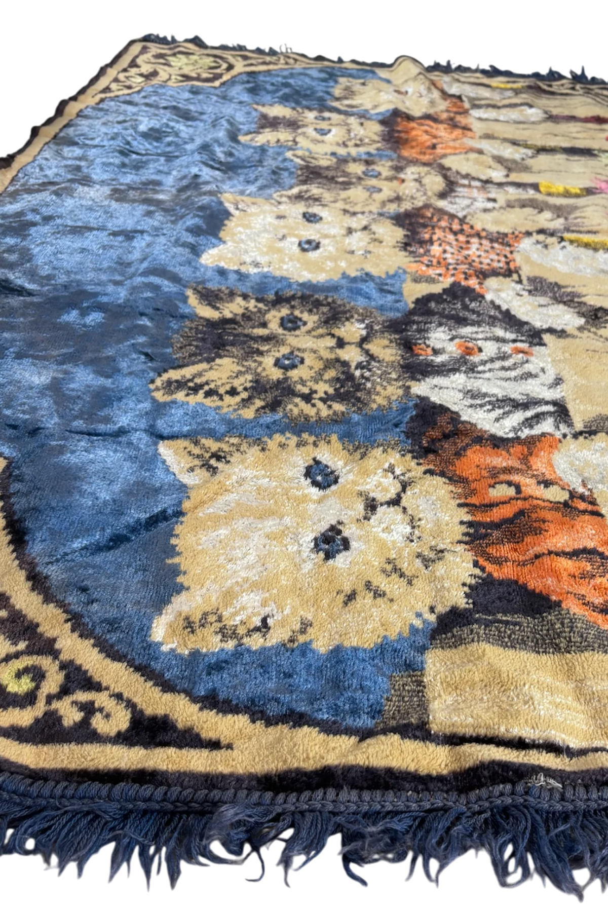 Thrifted Large Cat Rug