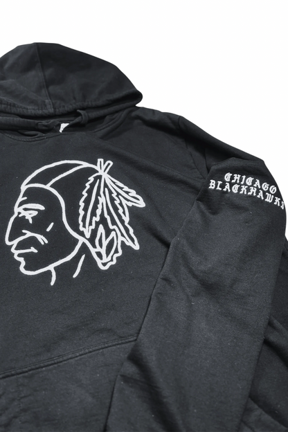 Thrifted Chicago Blackhawks Hoodie