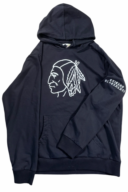 Thrifted Chicago Blackhawks Hoodie