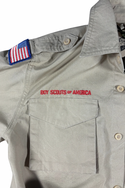 Thrifted Boy Scouts Button-Down Shirt