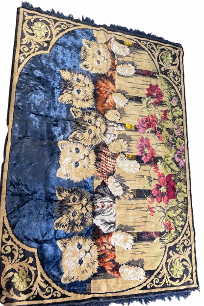 Thrifted Large Cat Rug